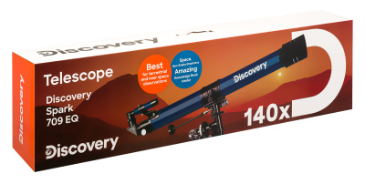  Телескоп Levenhuk Discovery Spark 709 EQ с книгой в интернет-магазине Левенгук от производителя.