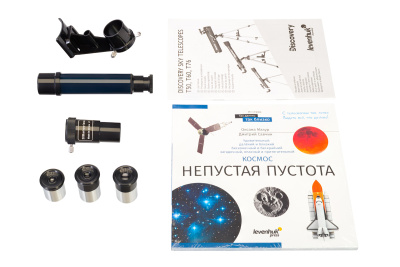  (RU) Телескоп Levenhuk Discovery Sky T76 с книгой в интернет-магазине Левенгук от производителя.