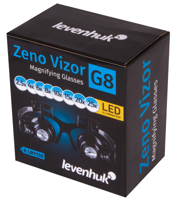  Лупа-очки Levenhuk Zeno Vizor G8 в интернет-магазине Левенгук от производителя.