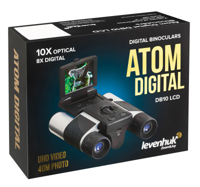  Бинокль цифровой Levenhuk Atom Digital DB10 LCD в интернет-магазине Левенгук от производителя.
