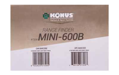  Дальномер Konus Mini-600B в интернет-магазине Левенгук от производителя.