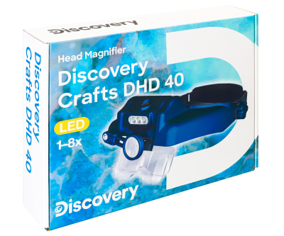  Лупа налобная Levenhuk Discovery Crafts DHD 40 в интернет-магазине Левенгук от производителя.
