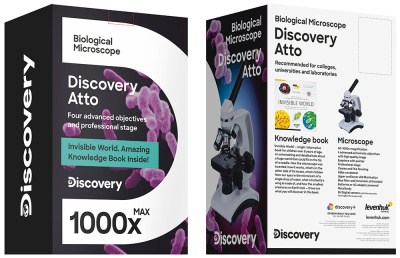  (RU) Микроскоп Levenhuk Discovery Atto Polar с книгой в интернет-магазине Левенгук от производителя.