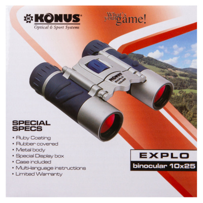  Бинокль Konus Explo 10x25 в интернет-магазине Левенгук от производителя.