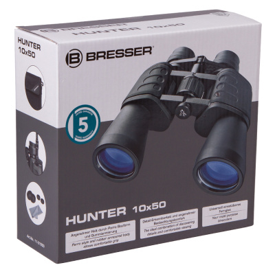  Бинокль Bresser Hunter 10x50 в интернет-магазине Левенгук от производителя.