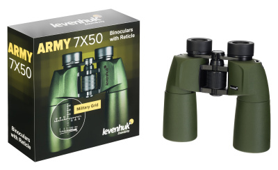  Бинокль Levenhuk Army 7x50 с сеткой в интернет-магазине Левенгук от производителя.