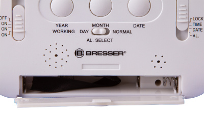  Часы настольные Bresser MyTime Duo LCD, белые в интернет-магазине Левенгук от производителя.