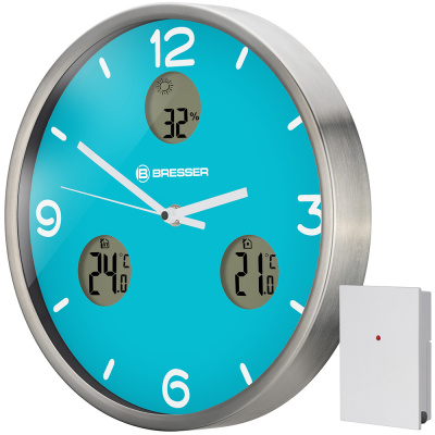  Часы настенные Bresser MyTime io NX Thermo/Hygro, 30 см в интернет-магазине Левенгук от производителя.