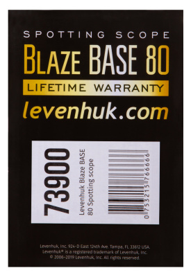  Зрительная труба Levenhuk Blaze BASE 80 в интернет-магазине Левенгук от производителя.