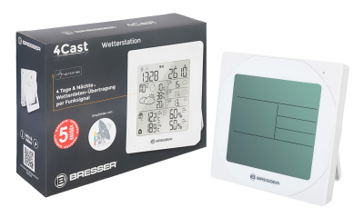  Метеостанция Bresser 4CAST MSW, белая в интернет-магазине Левенгук от производителя.