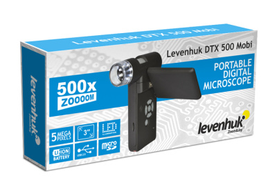  Микроскоп цифровой Levenhuk DTX 500 Mobi в интернет-магазине Левенгук от производителя.