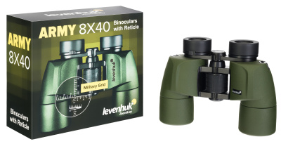  Бинокль Levenhuk Army 8x40 с сеткой в интернет-магазине Левенгук от производителя.