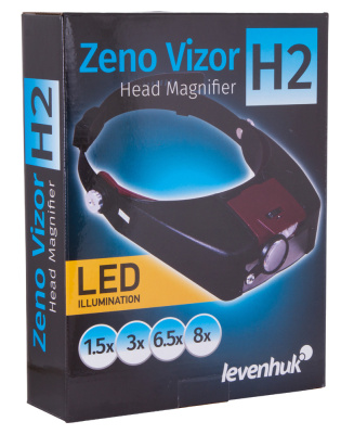  Лупа налобная Levenhuk Zeno Vizor H2 в интернет-магазине Левенгук от производителя.