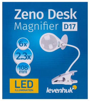  Лупа настольная Levenhuk Zeno Desk D17 в интернет-магазине Левенгук от производителя.