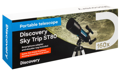  (RU) Телескоп Levenhuk Discovery Sky Trip ST80 с книгой в интернет-магазине Левенгук от производителя.