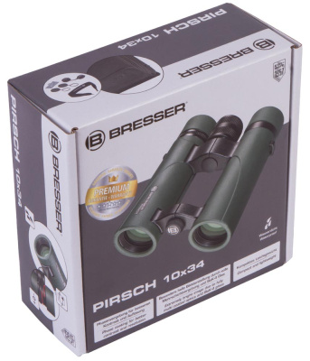  Бинокль Bresser Pirsch 10x34 в интернет-магазине Левенгук от производителя.