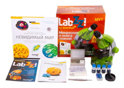  Набор Levenhuk LabZZ MV1: микроскоп и книга в интернет-магазине Левенгук от производителя.