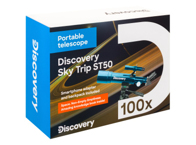  (RU) Телескоп Levenhuk Discovery Sky Trip ST50 с книгой в интернет-магазине Левенгук от производителя.