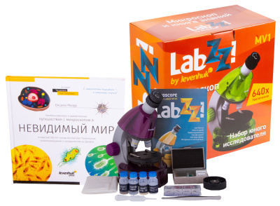  Набор Levenhuk LabZZ MV1: микроскоп и книга в интернет-магазине Левенгук от производителя.