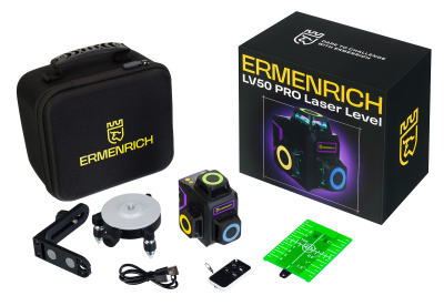  Лазерный уровень Ermenrich PRO LV50 в интернет-магазине Левенгук от производителя.