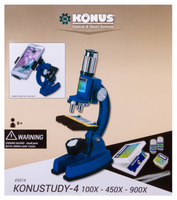  Микроскоп Konus Konustudy-4 900x в интернет-магазине Левенгук от производителя.
