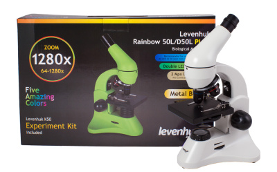  Микроскоп Levenhuk Rainbow D50L PLUS, 1,3 Мпикс в интернет-магазине Левенгук от производителя.