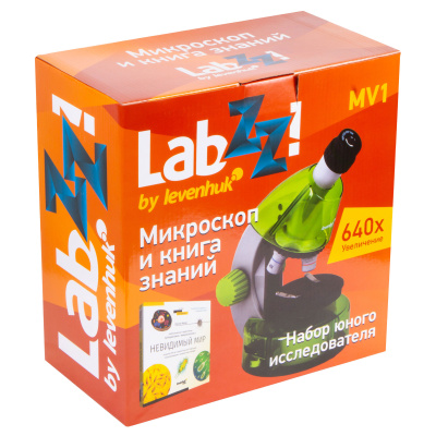  Набор Levenhuk LabZZ MV1: микроскоп и книга в интернет-магазине Левенгук от производителя.
