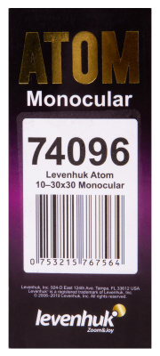  Монокуляр Levenhuk Atom 10–30х30 в интернет-магазине Левенгук от производителя.