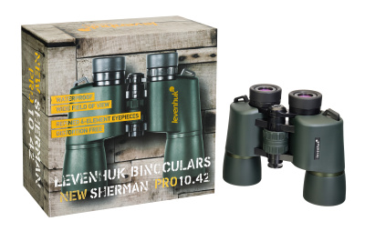  Бинокль Levenhuk New Sherman PRO 10x42 в интернет-магазине Левенгук от производителя.
