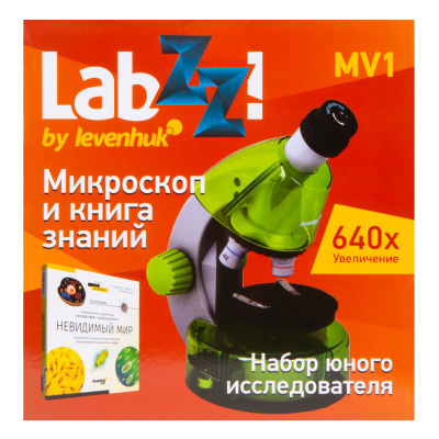  Набор Levenhuk LabZZ MV1: микроскоп и книга в интернет-магазине Левенгук от производителя.
