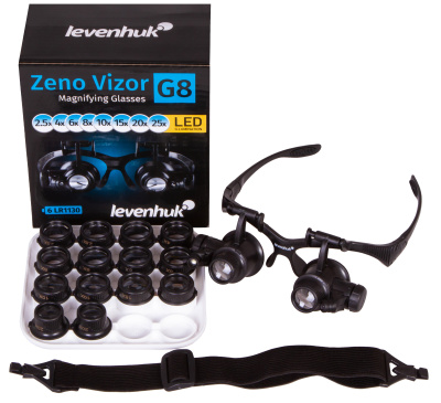  Лупа-очки Levenhuk Zeno Vizor G8 в интернет-магазине Левенгук от производителя.