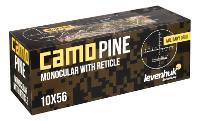  Монокуляр камуфляжный Levenhuk Camo Pine 10x56 с сеткой в интернет-магазине Левенгук от производителя.