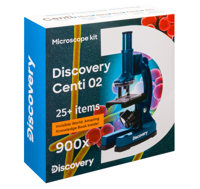  (RU) Микроскоп Levenhuk Discovery Centi 02 с книгой в интернет-магазине Левенгук от производителя.