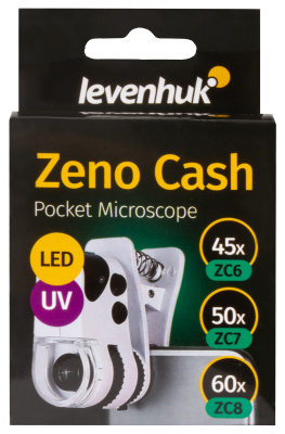  Микроскоп карманный для проверки денег Levenhuk Zeno Cash ZC7 в интернет-магазине Левенгук от производителя.