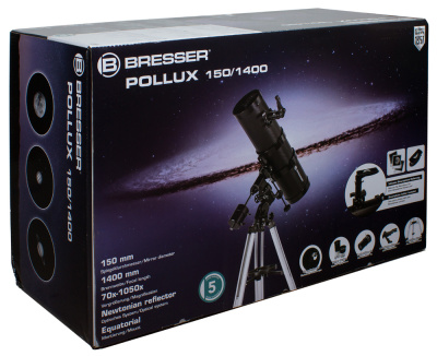  Телескоп Bresser Pollux 150/1400 EQ3 в интернет-магазине Левенгук от производителя.