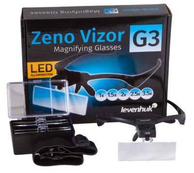  Лупа-очки Levenhuk Zeno Vizor G3 в интернет-магазине Левенгук от производителя.