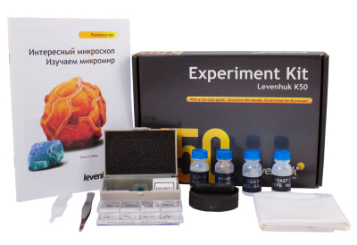  (RU) Набор для опытов с микроскопом Levenhuk K50 в интернет-магазине Левенгук от производителя.