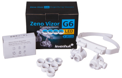  Лупа-очки Levenhuk Zeno Vizor G6 в интернет-магазине Левенгук от производителя.