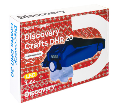  Лупа налобная с аккумулятором Levenhuk Discovery Crafts DHR 20 в интернет-магазине Левенгук от производителя.
