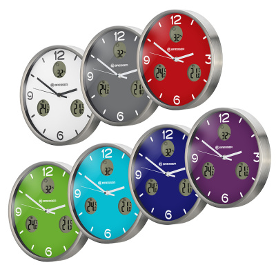  Часы настенные Bresser MyTime io NX Thermo/Hygro, 30 см в интернет-магазине Левенгук от производителя.
