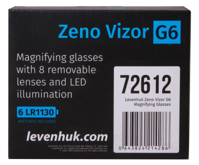  Лупа-очки Levenhuk Zeno Vizor G6 в интернет-магазине Левенгук от производителя.