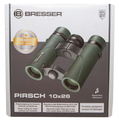  Бинокль Bresser Pirsch 10x26 в интернет-магазине Левенгук от производителя.