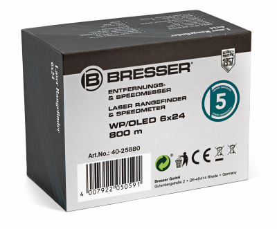  Дальномер лазерный Bresser 6x24 WP в интернет-магазине Левенгук от производителя.