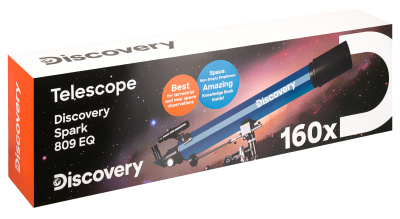  Телескоп Levenhuk Discovery Spark 809 EQ с книгой в интернет-магазине Левенгук от производителя.