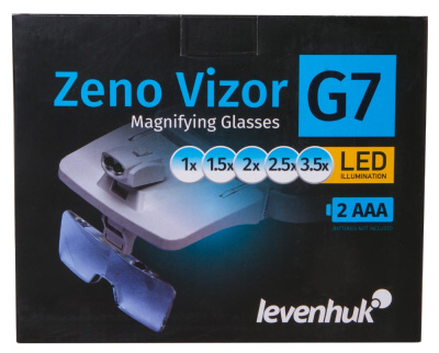  Лупа-очки Levenhuk Zeno Vizor G7 в интернет-магазине Левенгук от производителя.