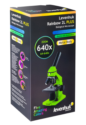 (RU) Микроскоп Levenhuk Rainbow 2L PLUS в интернет-магазине Левенгук от производителя.