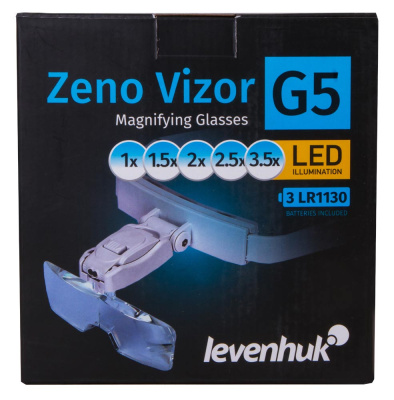  Лупа-очки Levenhuk Zeno Vizor G5 в интернет-магазине Левенгук от производителя.