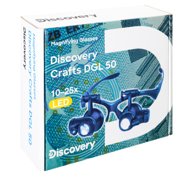  Лупа-очки Levenhuk Discovery Crafts DGL 50 в интернет-магазине Левенгук от производителя.