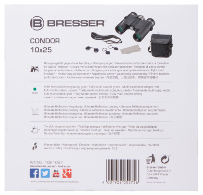  Бинокль Bresser Condor UR 10x25 в интернет-магазине Левенгук от производителя.