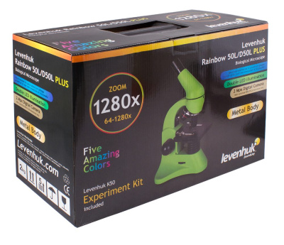  Микроскоп Levenhuk Rainbow D50L PLUS, 1,3 Мпикс в интернет-магазине Левенгук от производителя.
